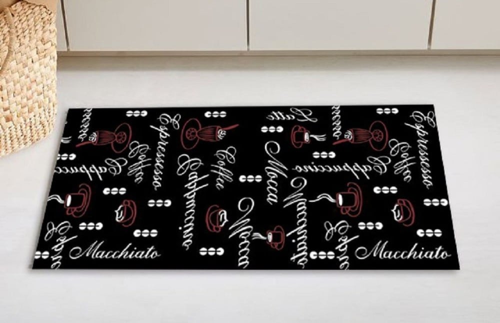 Tapis polyester noir 50 x 80 cm — vue 4