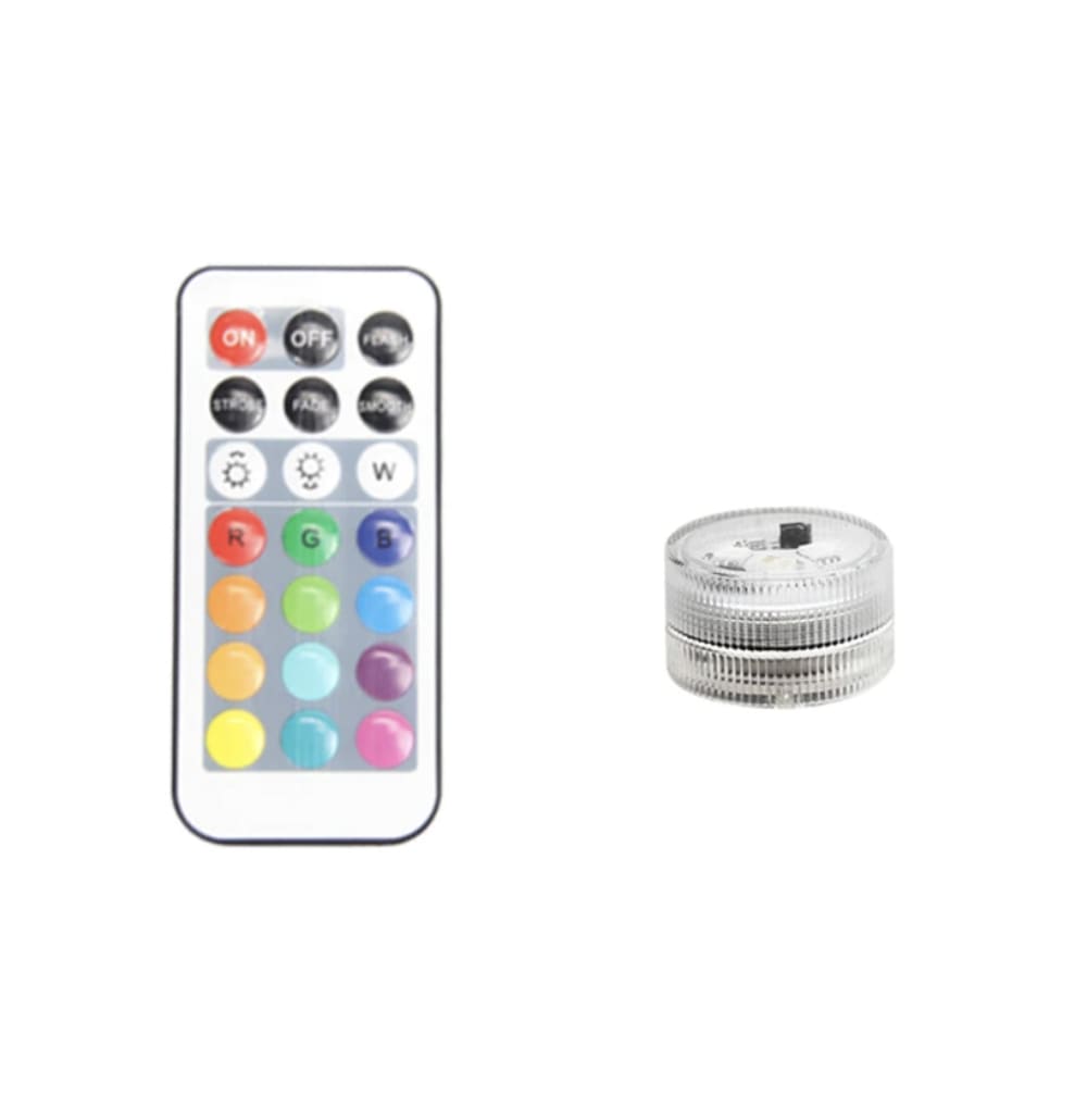 Lumières étanches multicolores avec télécommande pour spa