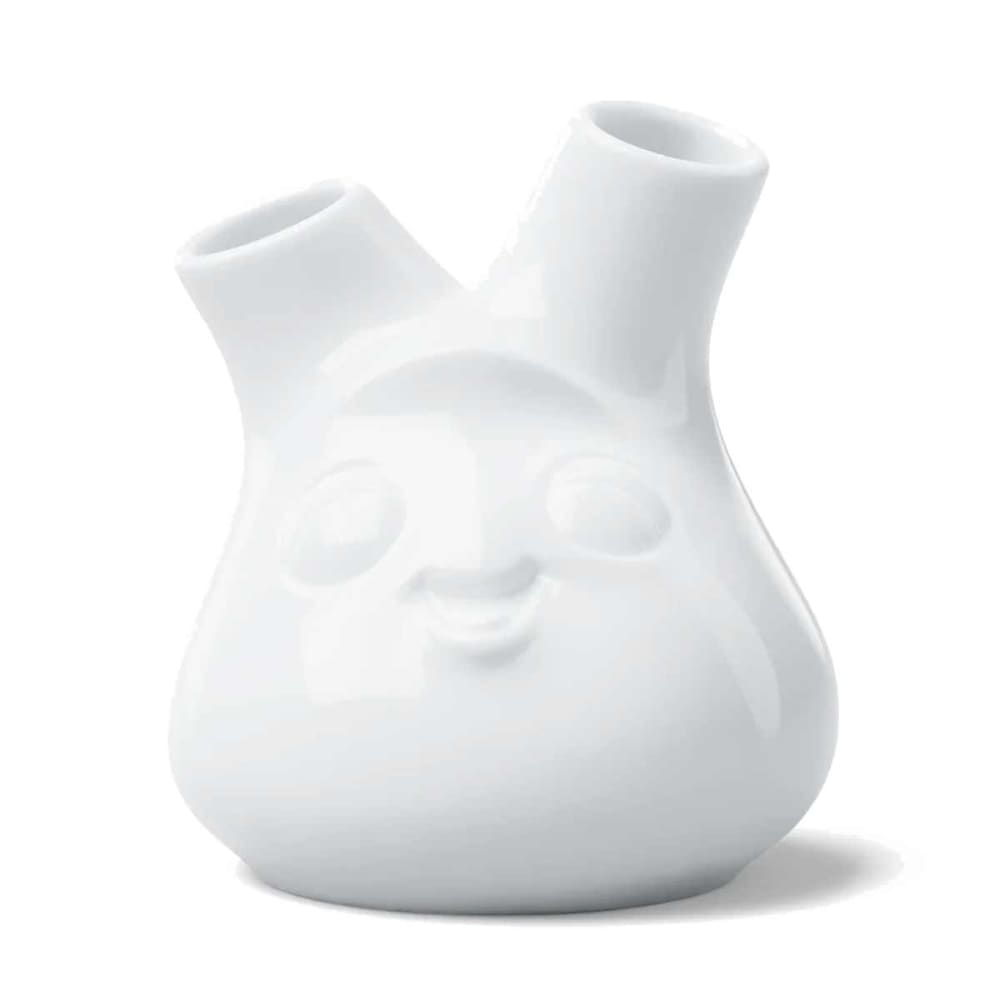 Tassen Double petit vase humeur en porcelaine hôtelière blanche 10 cm style contemporain
