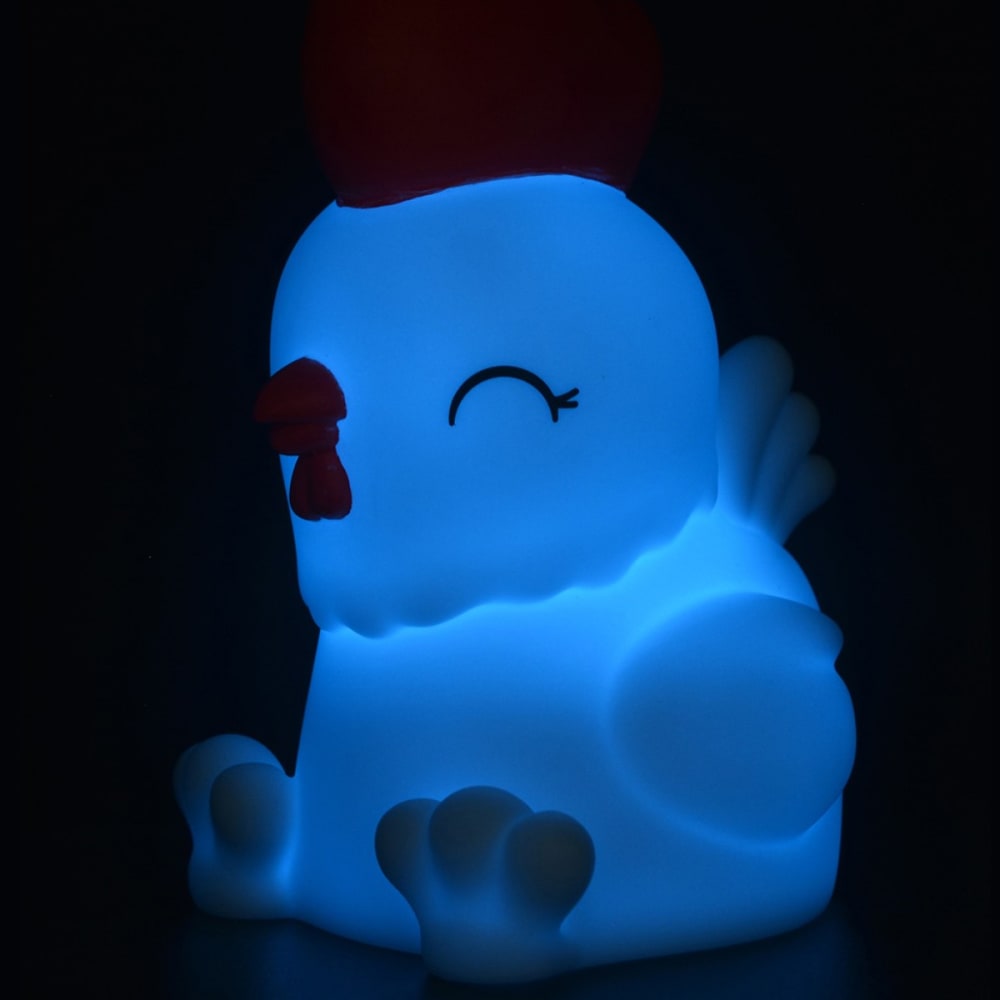 Veilleuse petit coq à défilement de couleurs - Maisons du Monde