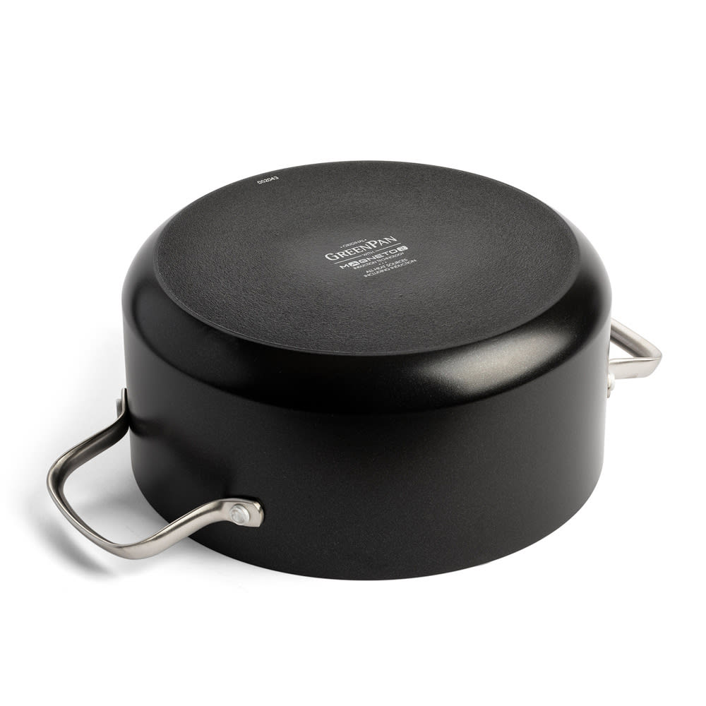 Faitout   20 cm avec couvercle noir en céramique
