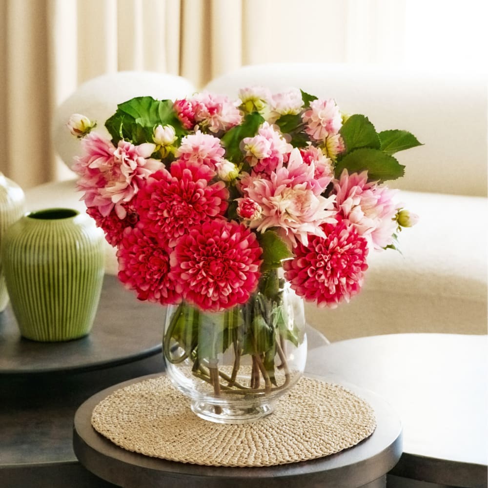 Vase décoratif en verre transparent h23 — vue 3