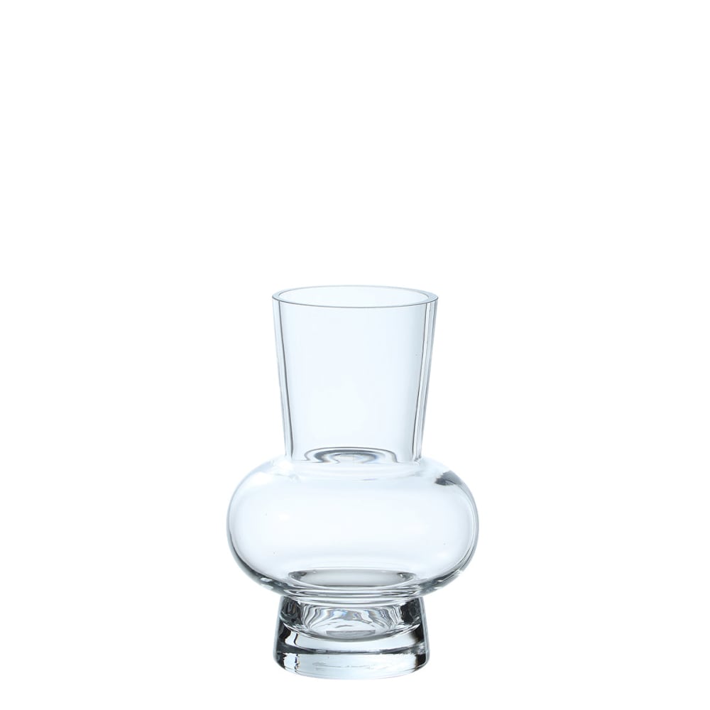 Vase décoratif en verre transparent H20