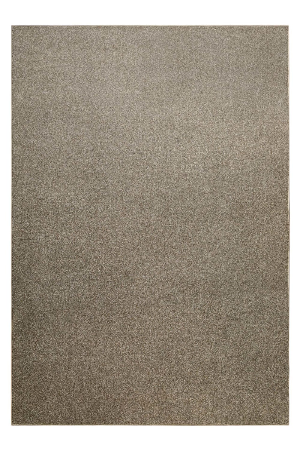 Wecon Home Dunkelbeige melierter Kurzflorteppich 166x240 style modern Öko-Tex Zertifikat - Pes - Polyester