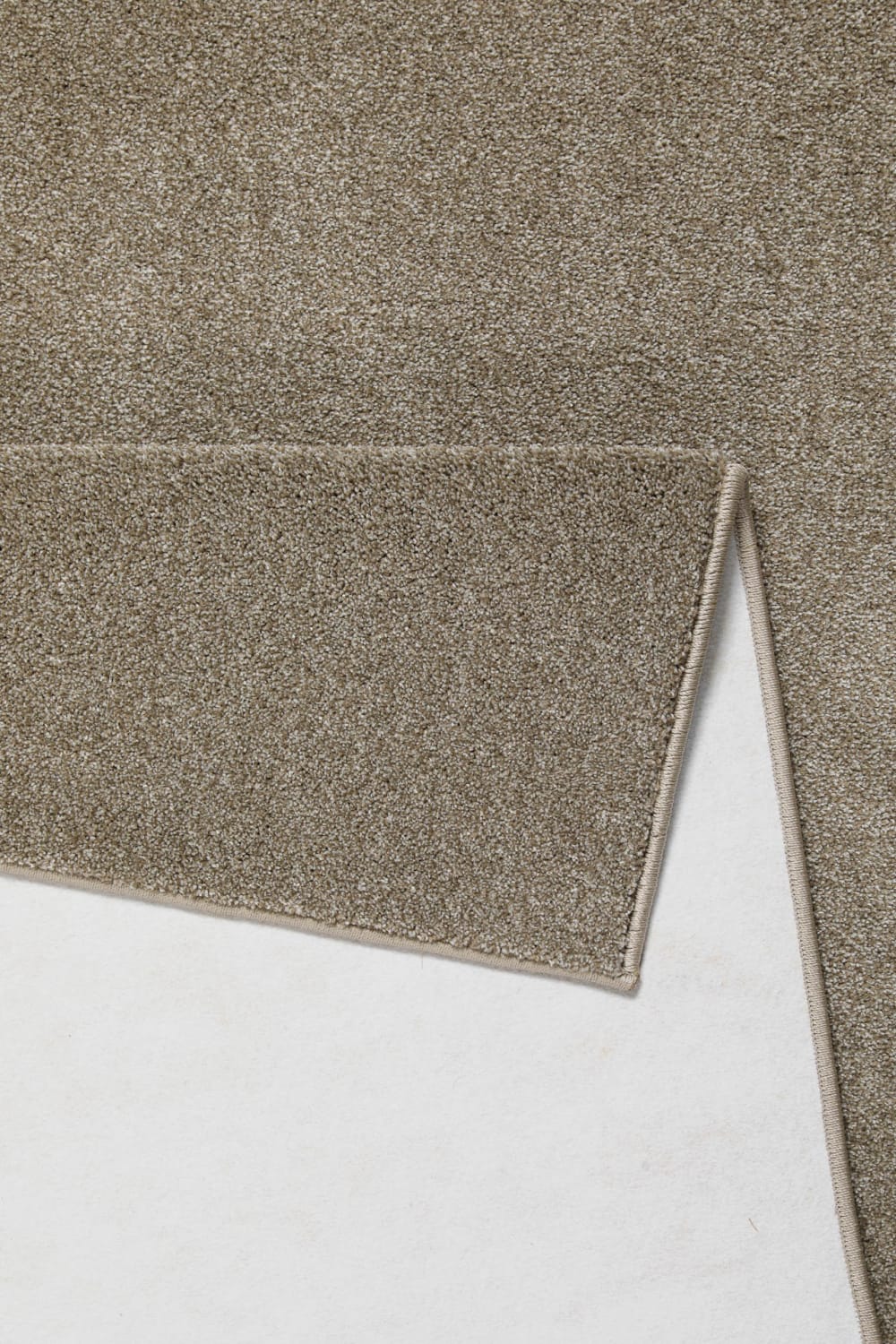 Tapis poil ras beige foncé chiné 166x240 — vue 4