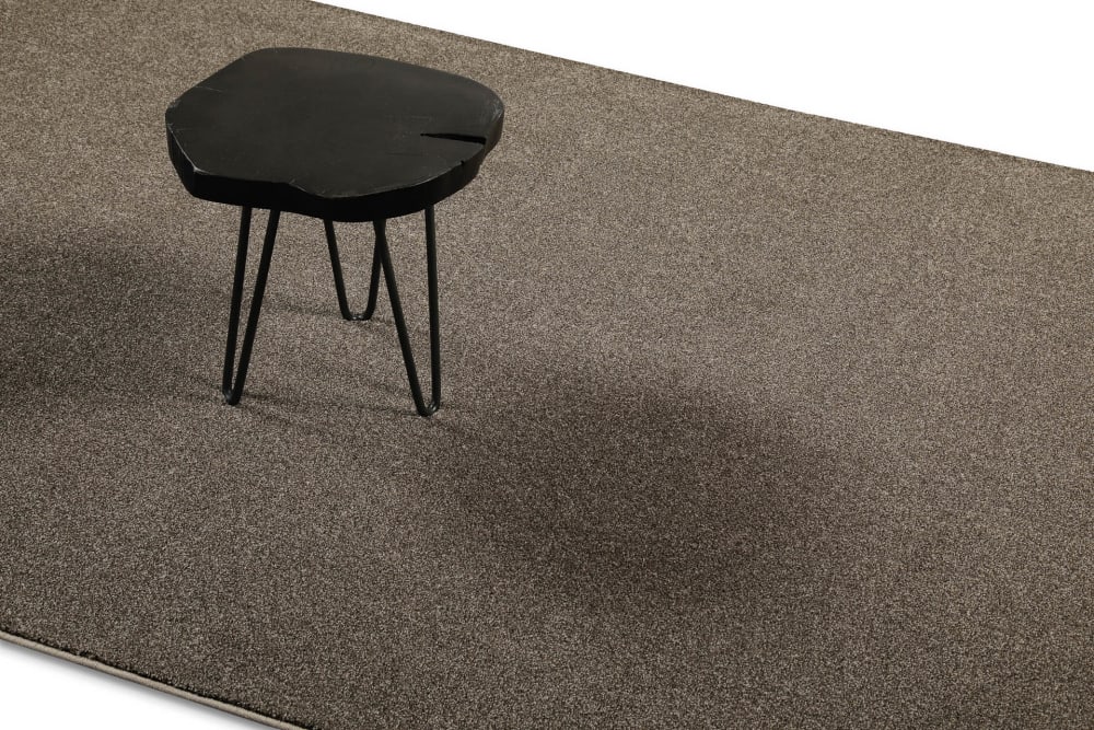 Tapis poil ras beige sable chiné 200x300 — vue 3