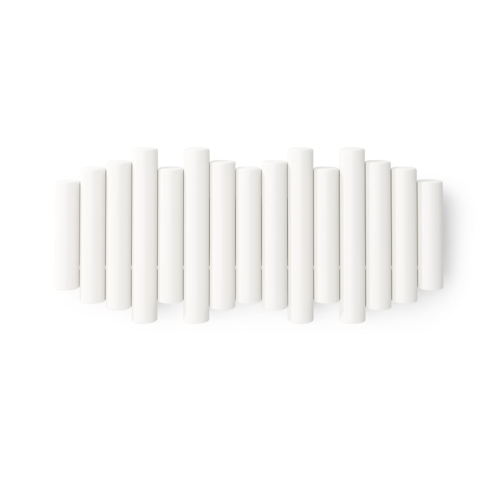 Portemanteau 5 crochets repliables, en bois blanc