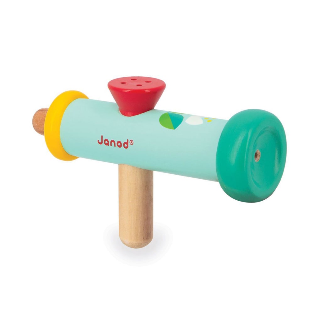 Janod Trompete aus Holz Gioia GRÜN HOLZ Baby