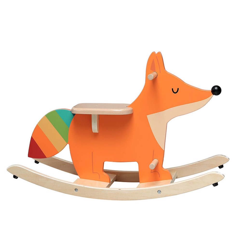Vilac Schaukeltier Fuchs ORANGE HOLZ Kinder