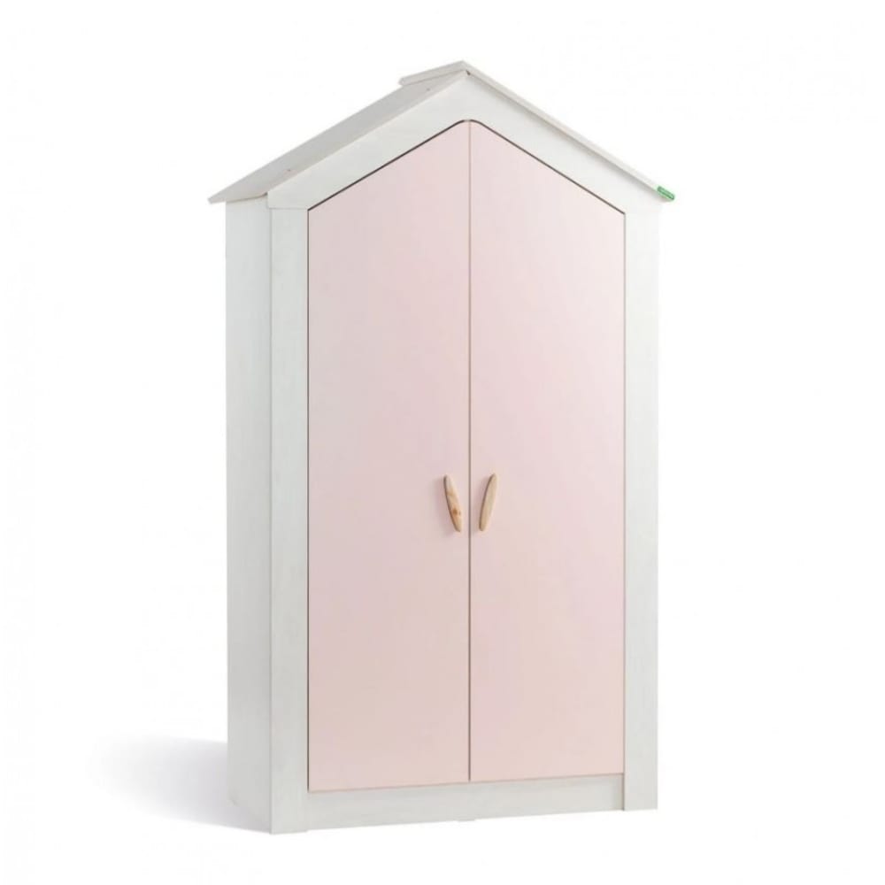 Penderie 2 portes rose