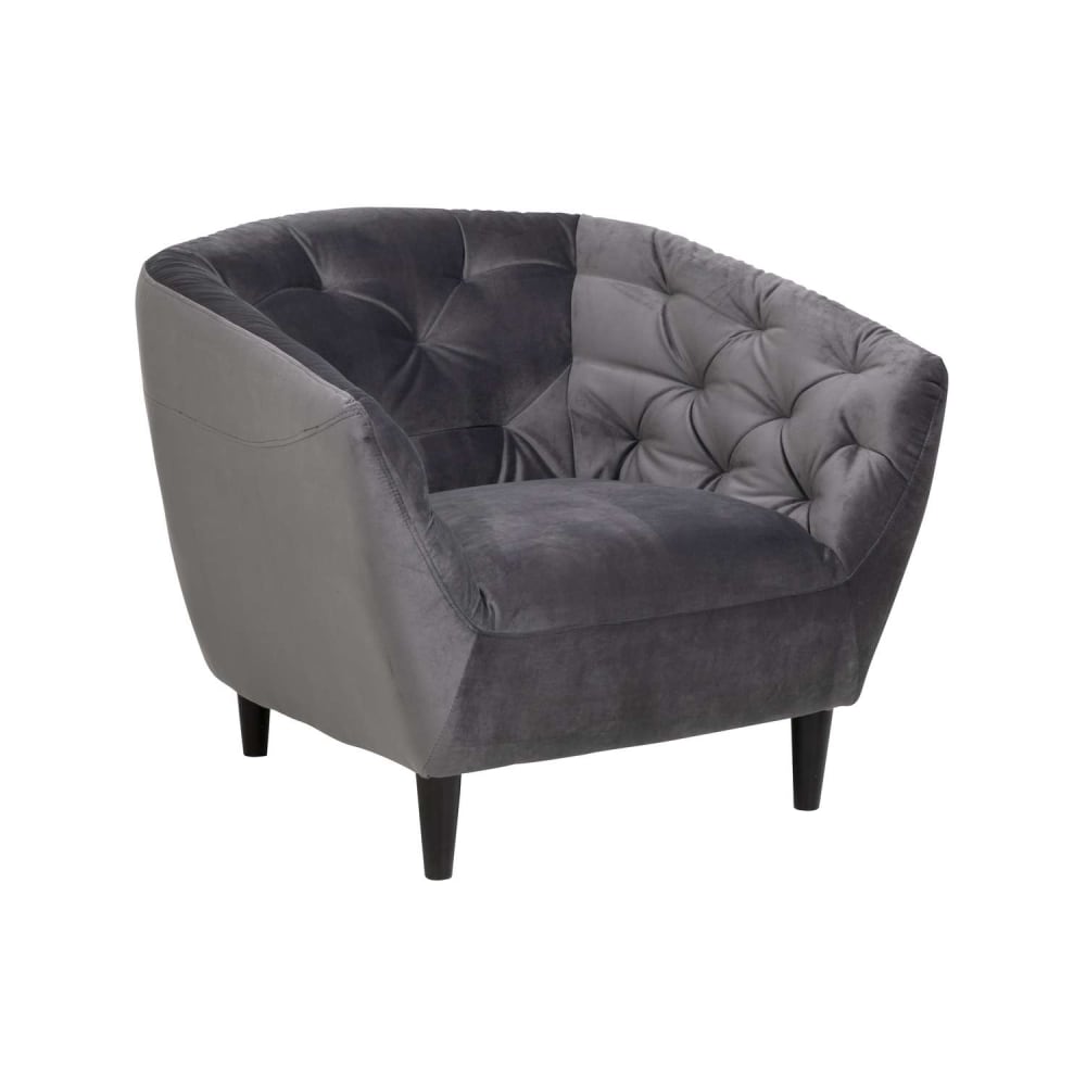fauteuil 1 place gris