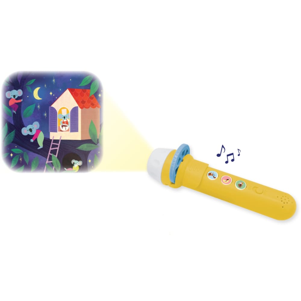 Janod Lampe sonore Merveilleuse Jaune Pvc - Poly Chlorure De Vinyle - 5x17x5cm
