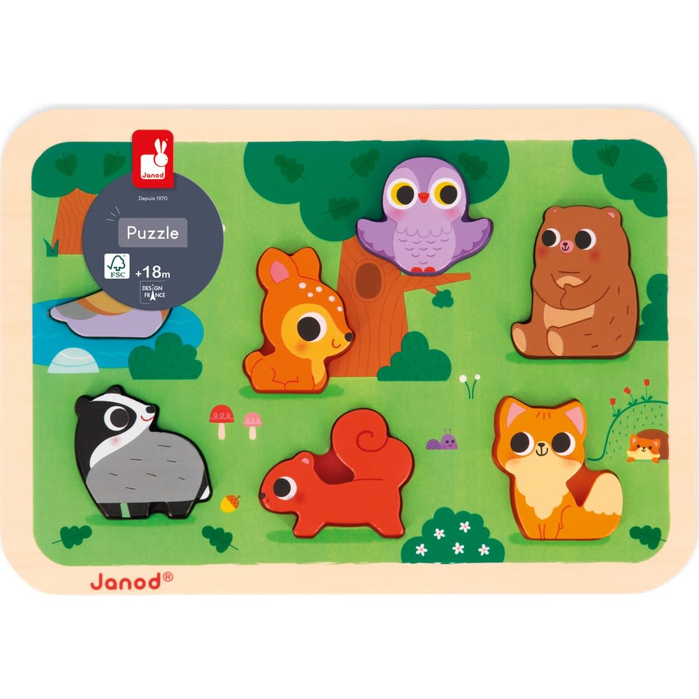 Puzzle en bois Chunky - Maisons du Monde