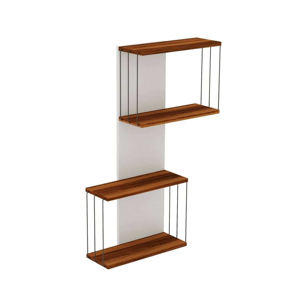 Etagère effet bois beige - 65x19
