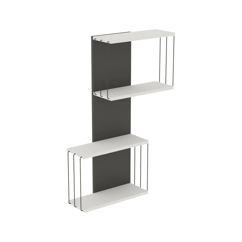 Etagère effet bois blanc