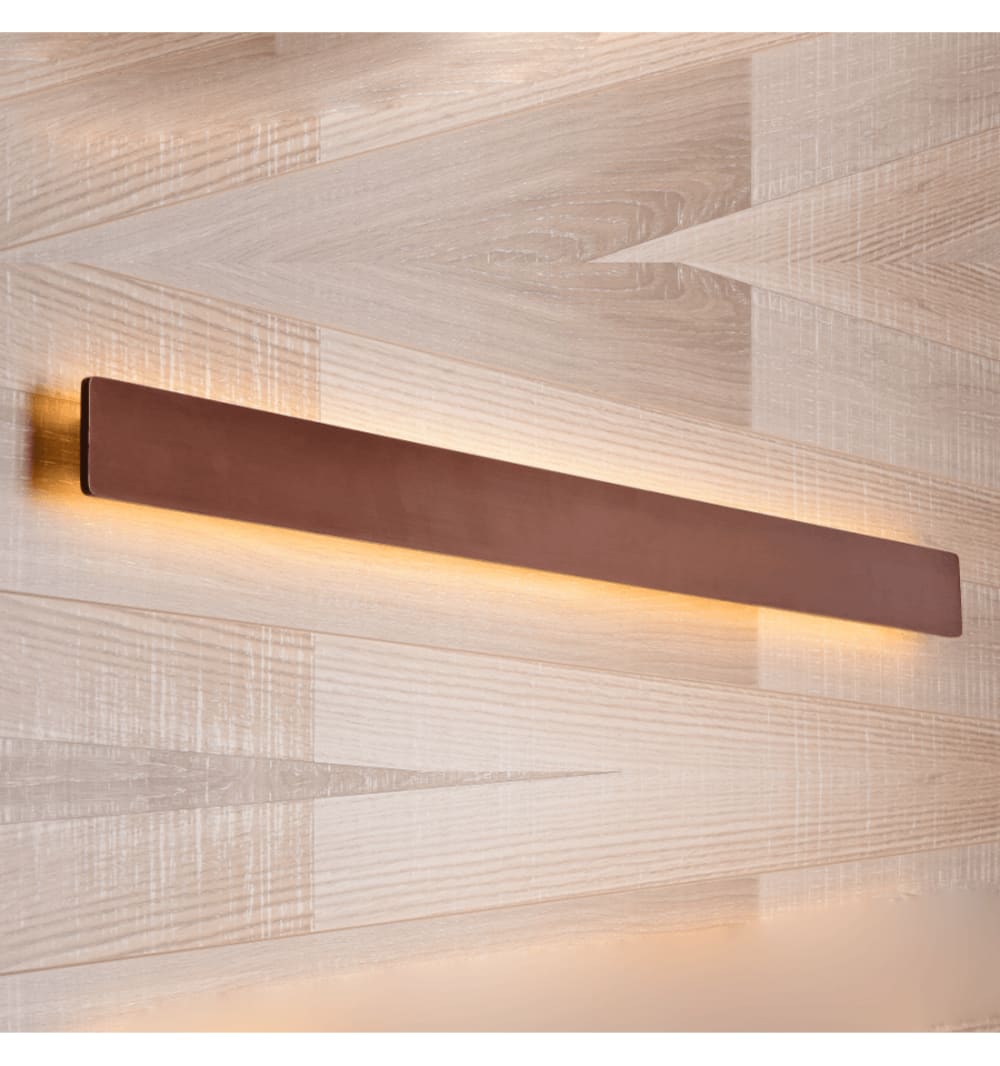 Applique en aluminium cuivre 62 cm — vue 4