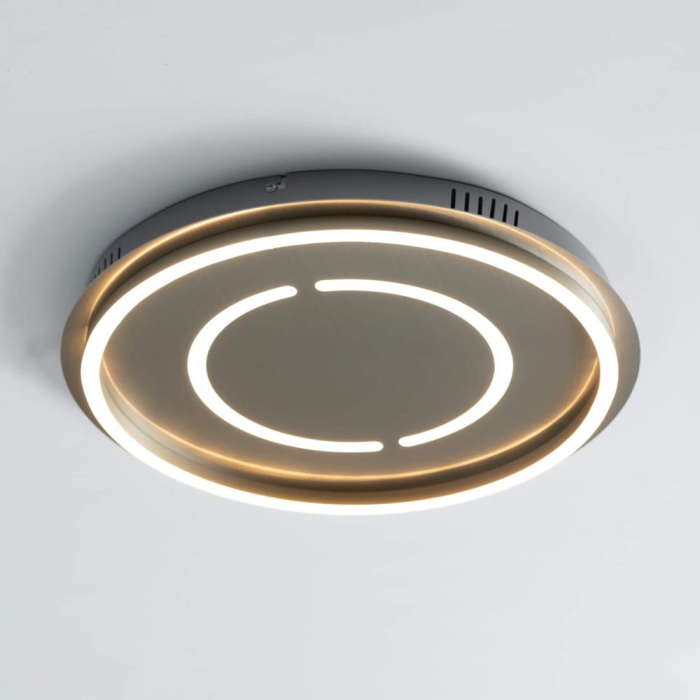 Deckenleuchte aus Metall und PVC 5 cm, Silber/Chrom - Maisons Du