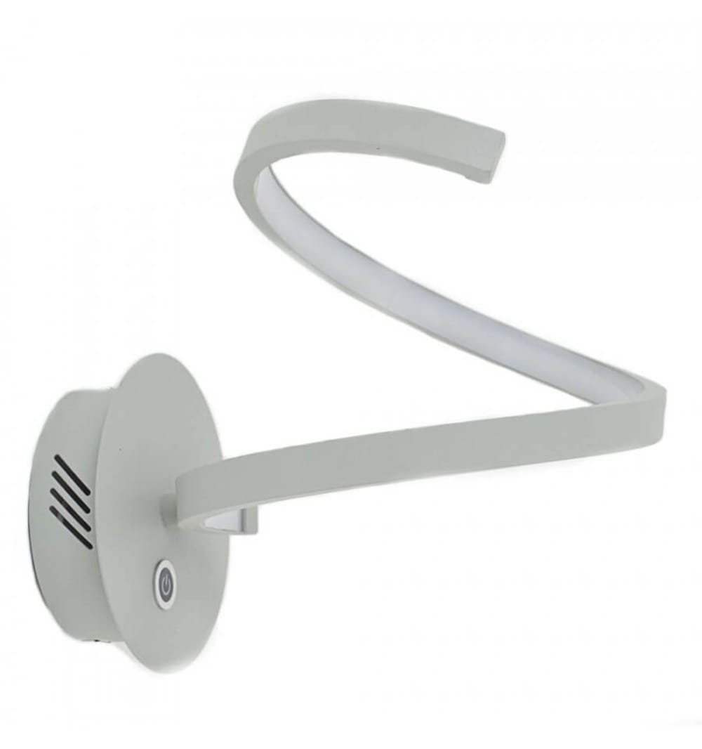 Applique en aluminium Blanc 28 cm