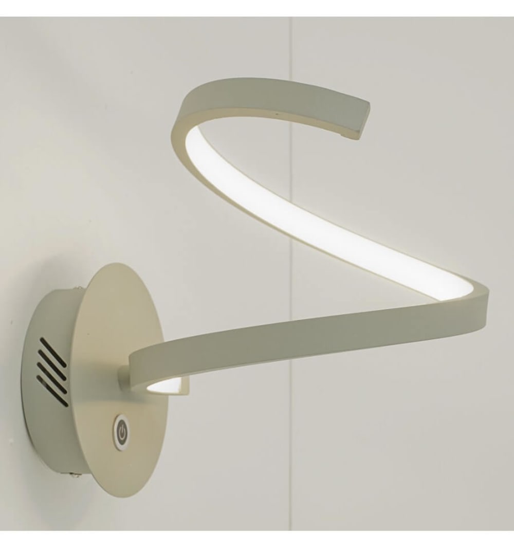 Applique en aluminium blanc 28 cm — vue 4