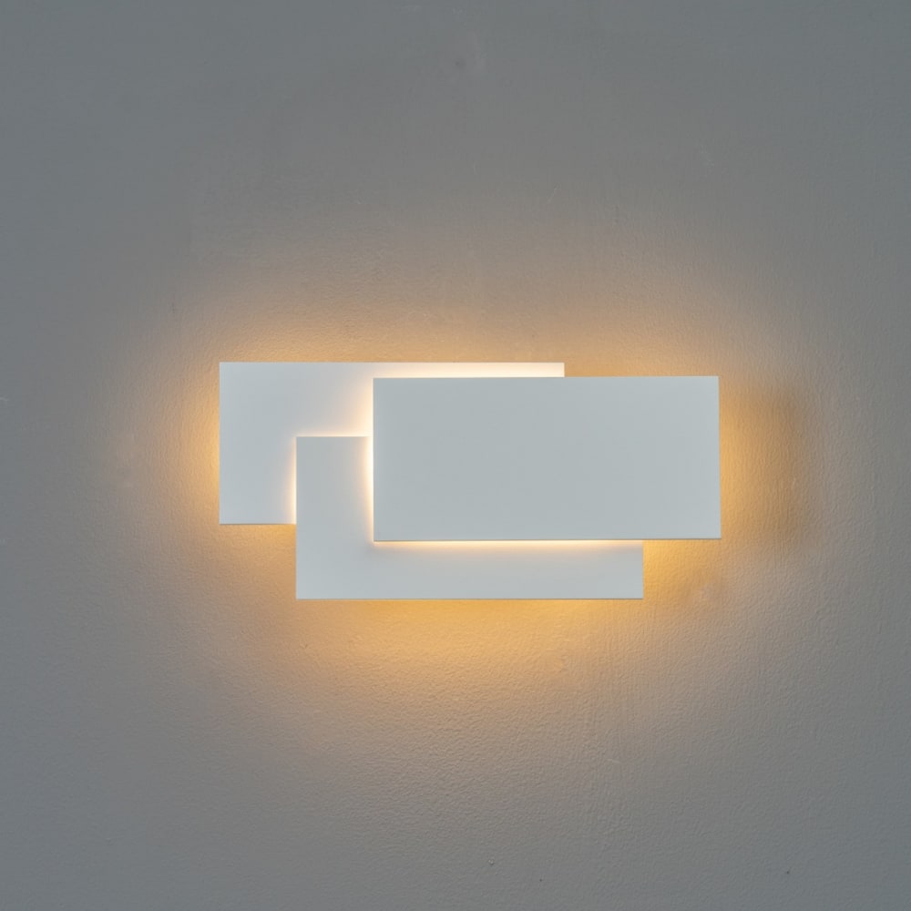 Applique en aluminium blanc 26 cm - Maisons du Monde