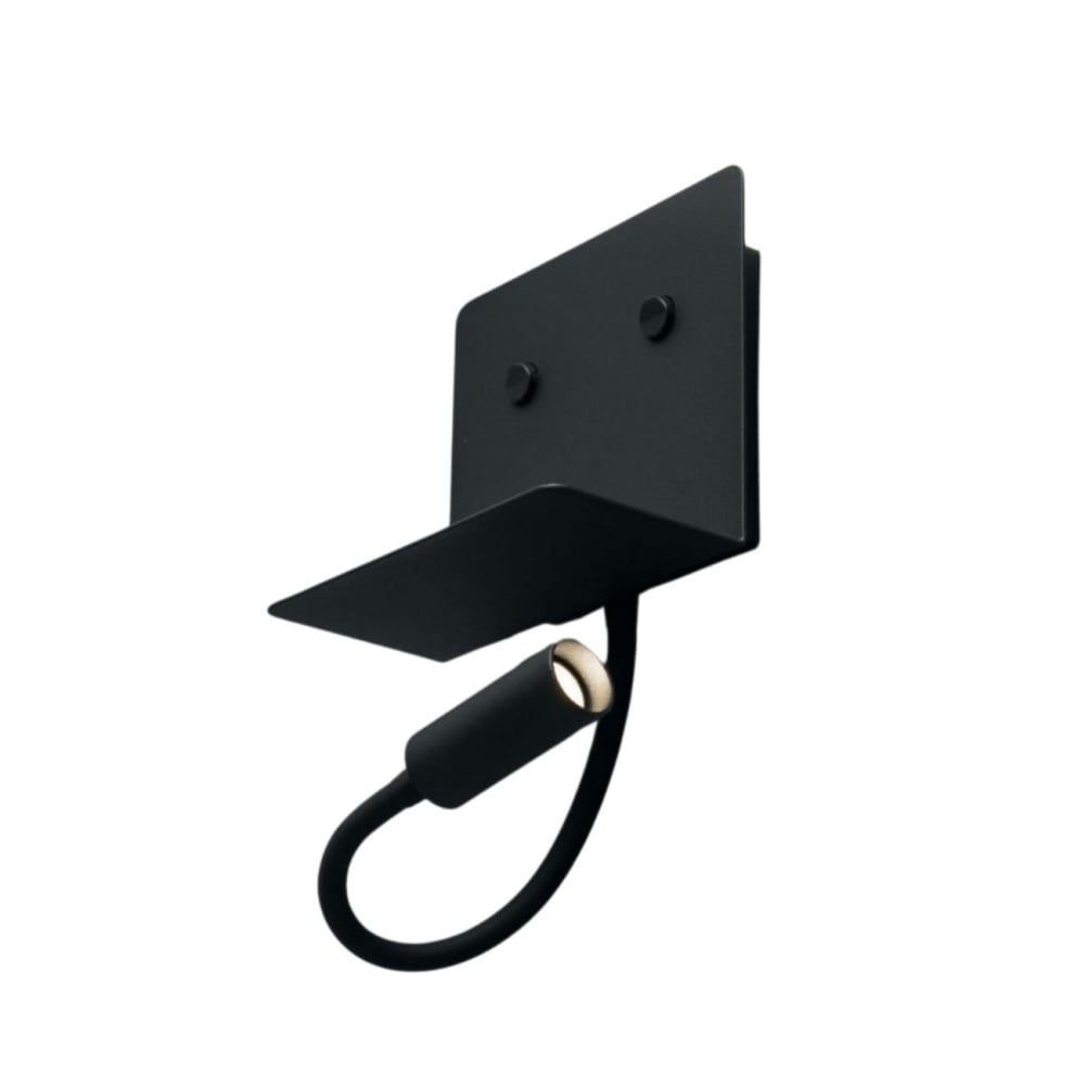 Applique en aluminium Noir 16 cm