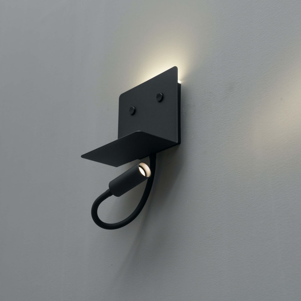 Applique en aluminium noir 16 cm - Maisons du Monde
