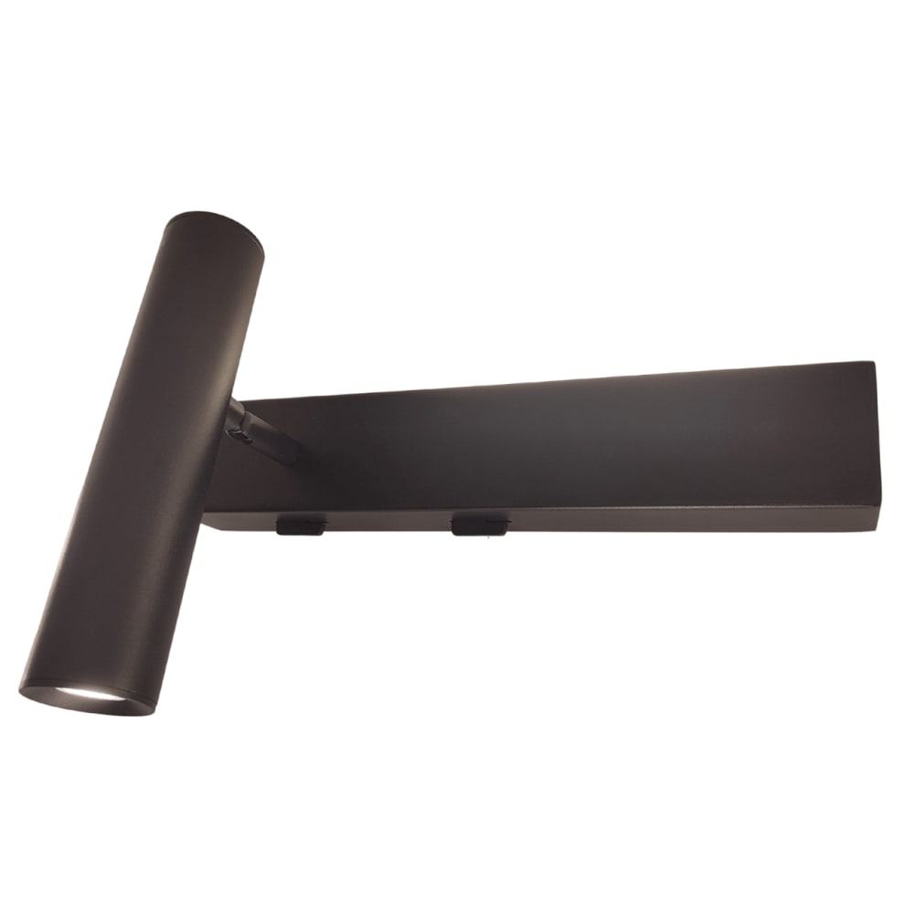 Applique en acier, aluminium et silicone Noir 30 cm