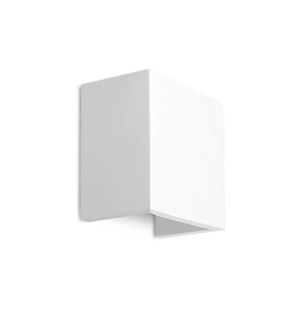 Applique en plâtre Blanc 12.5 cm