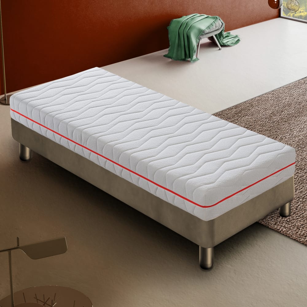 Orthopädische Viskoelastische Matratze 90X190 Höhe 22 cm -