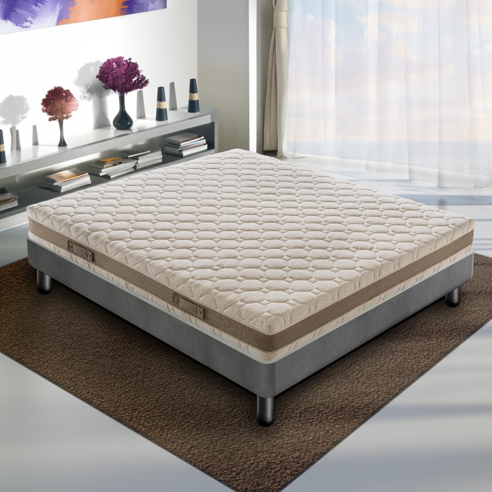 Viskoelastische Matratze 160X200 Höhe 21 cm, 3 Schichten -
