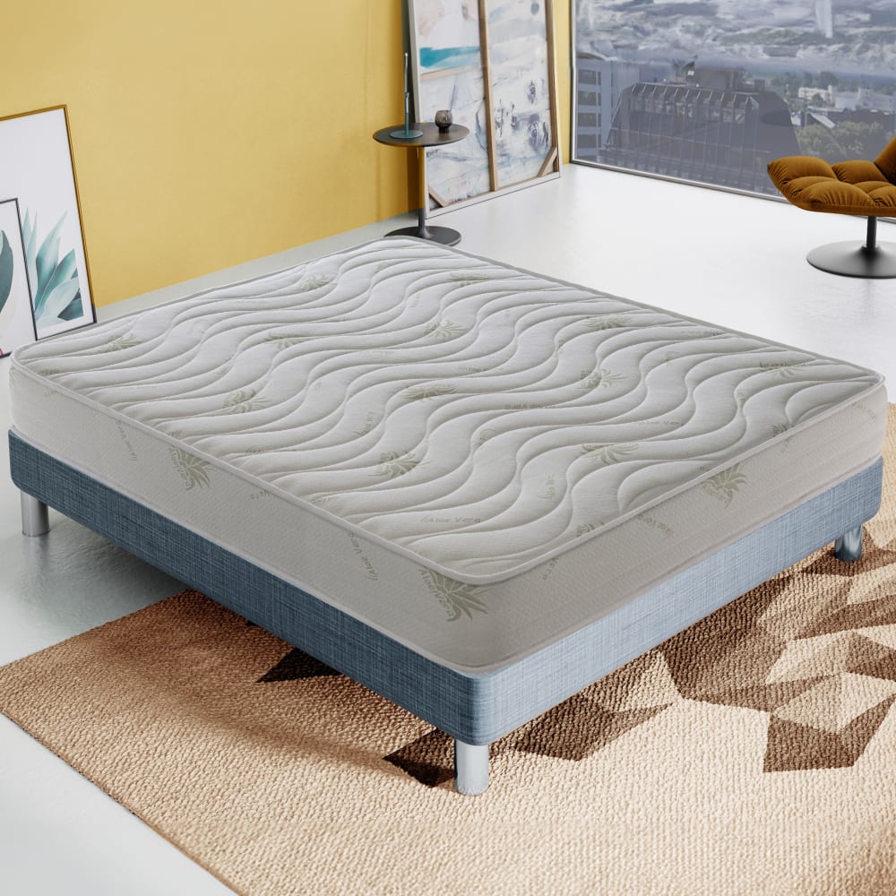 Orthopädische Matratze, Bezug Aloe 160X200 Höhe 25 cm - Maisons