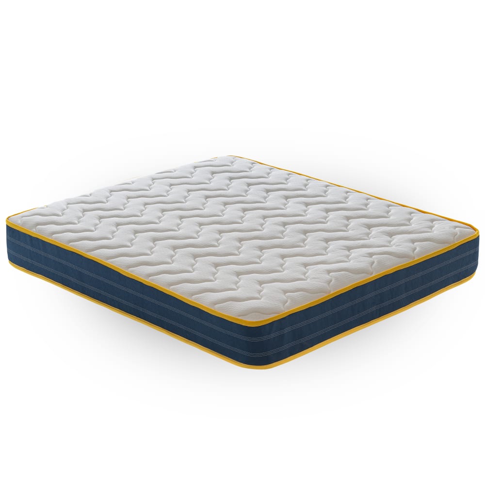 Materassiedoghe Matratze Taschenfederkern und Memory Foam 160X200 Höhe 23 cm Blau Pes - Polyester