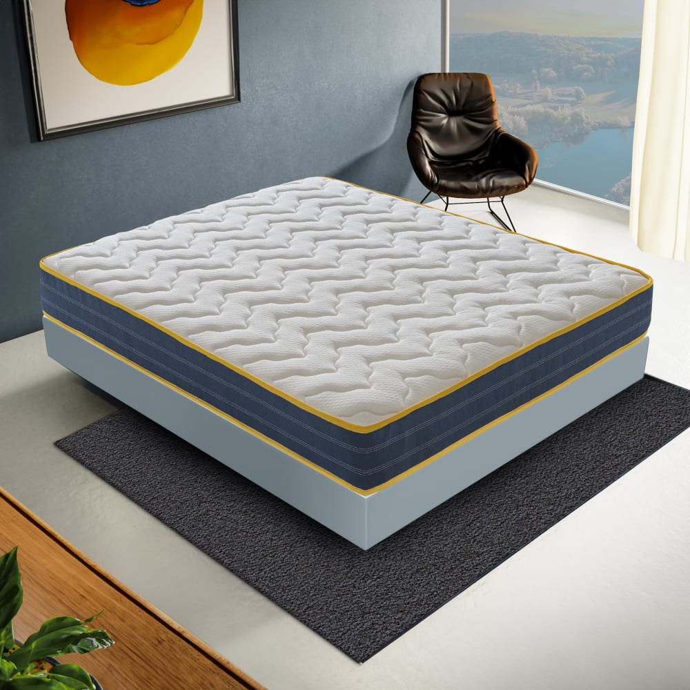 Matratze Taschenfederkern und Memory Foam 160X200 Höhe 23 cm -