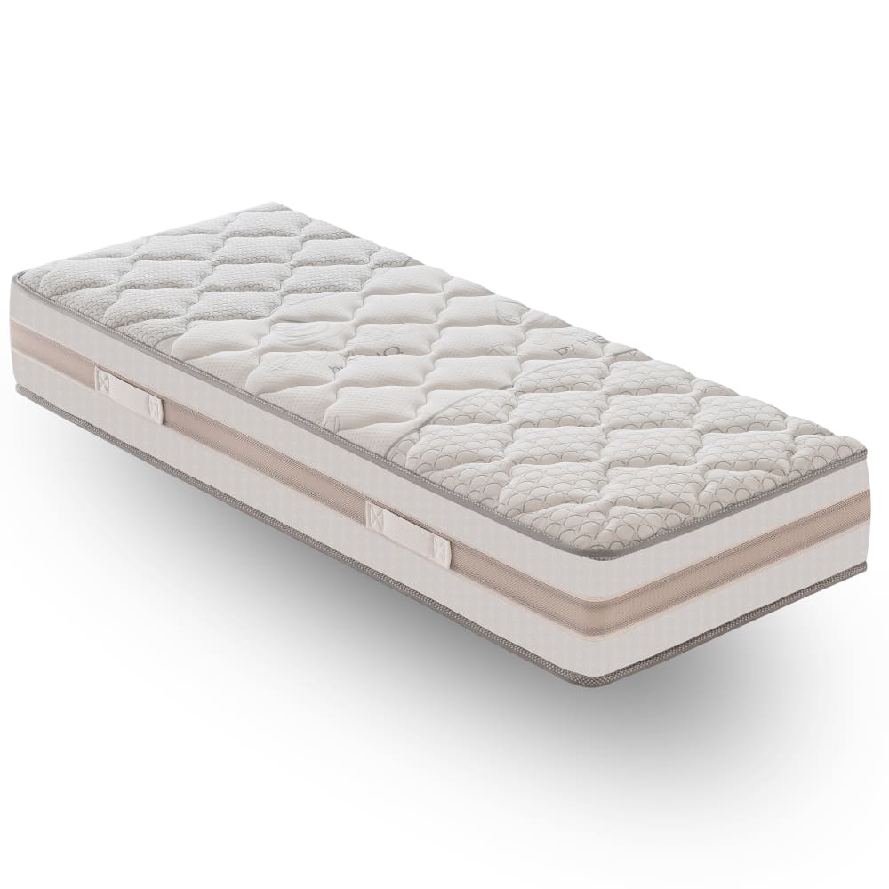 Matelas ressorts ensachés et mémoire de forme 90x190 epaisseur 25 cm