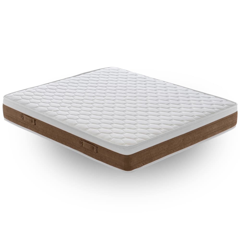 Materassiedoghe Matratze Taschenfederkern und Memory Foam 180X200 Höhe 23 cm Blau Pes - Polyester