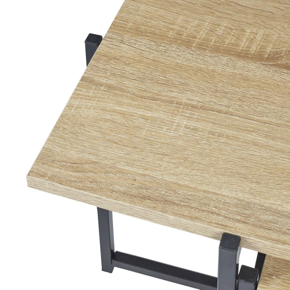 Lot de 2 tables métal beige - Maisons du Monde