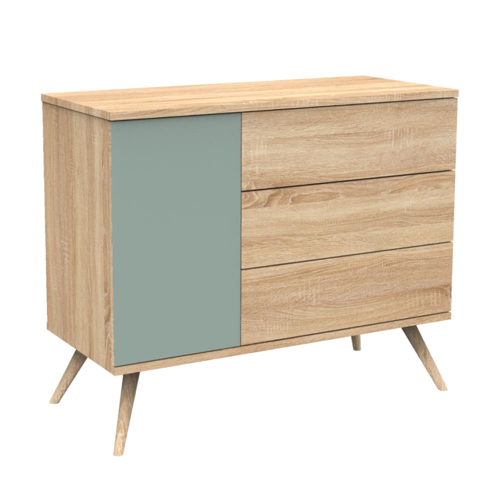 Commode 1 porte et 3 tiroirs - Maisons du Monde