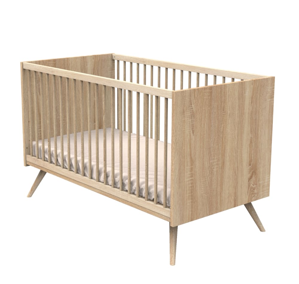 Lit bébé évolutif en bois