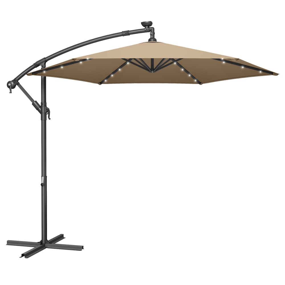 Parasol de jardin extérieur déporté Ø 3 m