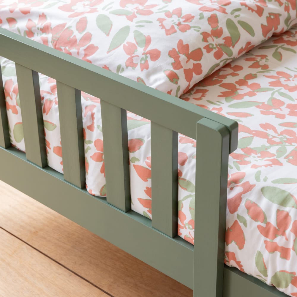 Lit cabane pour enfant 190x90cm vert (Happy Garden) - Image 2