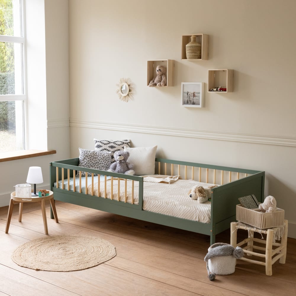 Happy Garden Kinderbett 190x90cm style exotic GRÜN HOLZ Baby