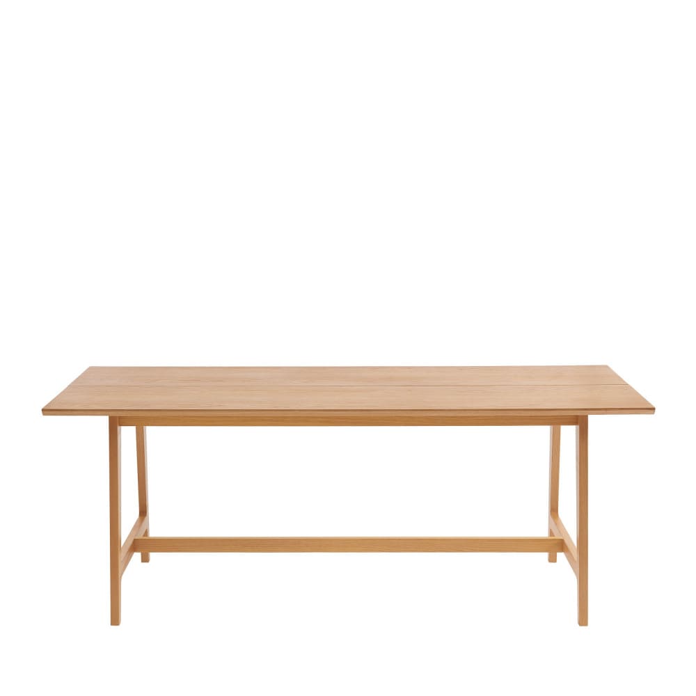 Table à manger 8 personnes en bois - Bois clair