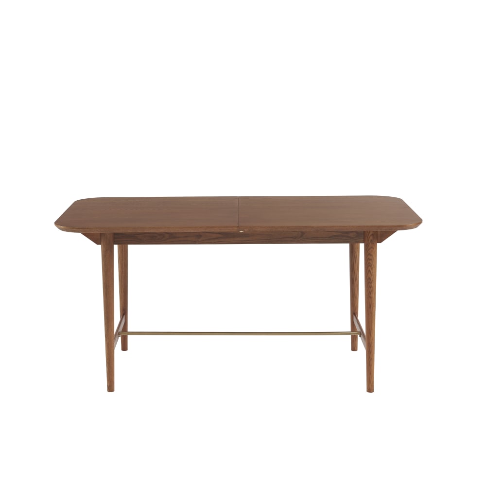 Table à manger extensible rectangulaire placage frêne 160 à