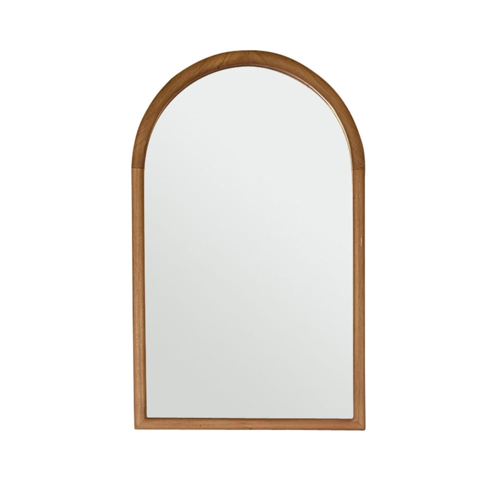 Spiegel aus massivem Teakholz 80 cm - Maisons Du Monde