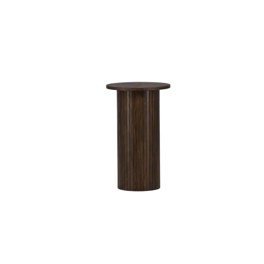 Venture Home Beistelltisch Ø40cm, Mokka style modern Braun Spanplatte