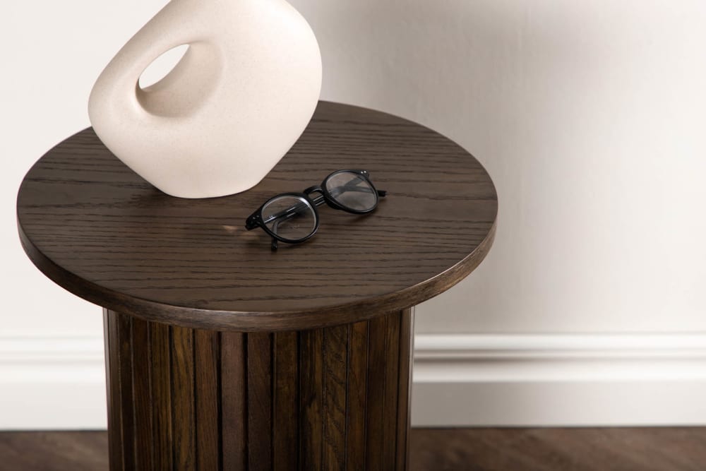 Beistelltisch Ø40cm, Mokka - Maisons Du Monde
