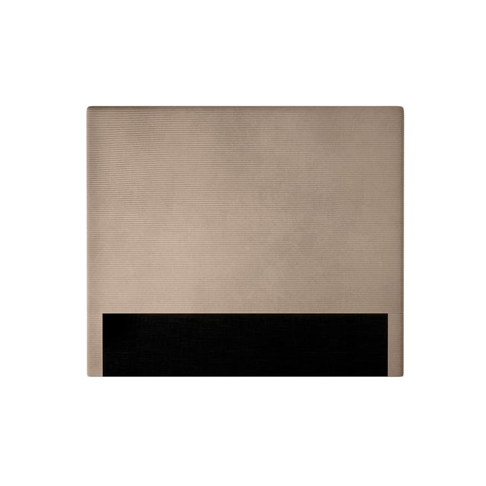 Tête de lit en velours côtelé - 140cm - Taupe