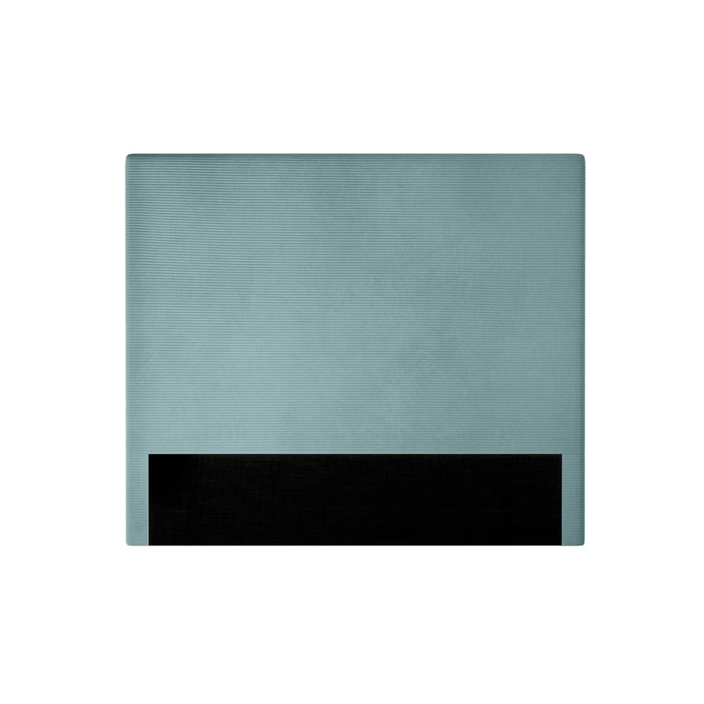 Tête de lit en velours côtelé - 140cm - Bleu