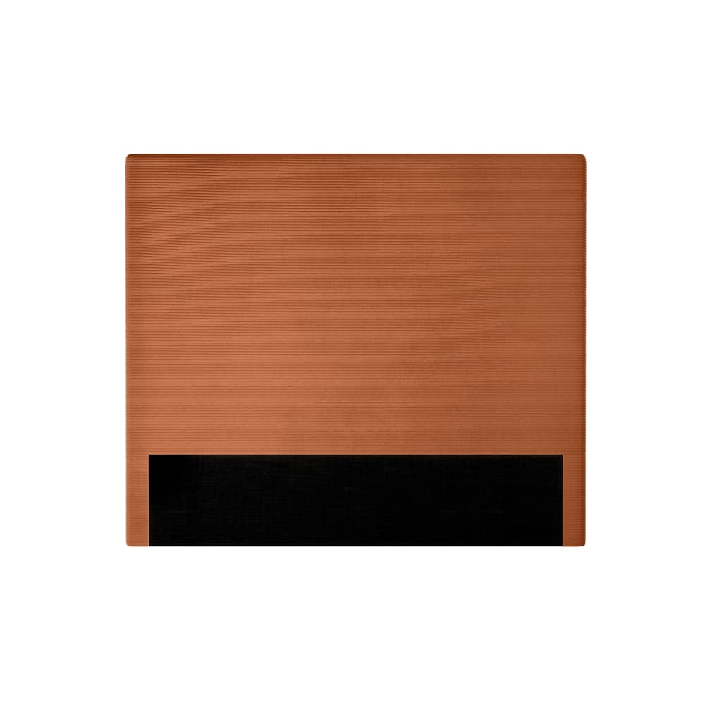 Tête de lit en velours côtelé 140cm - Terracotta