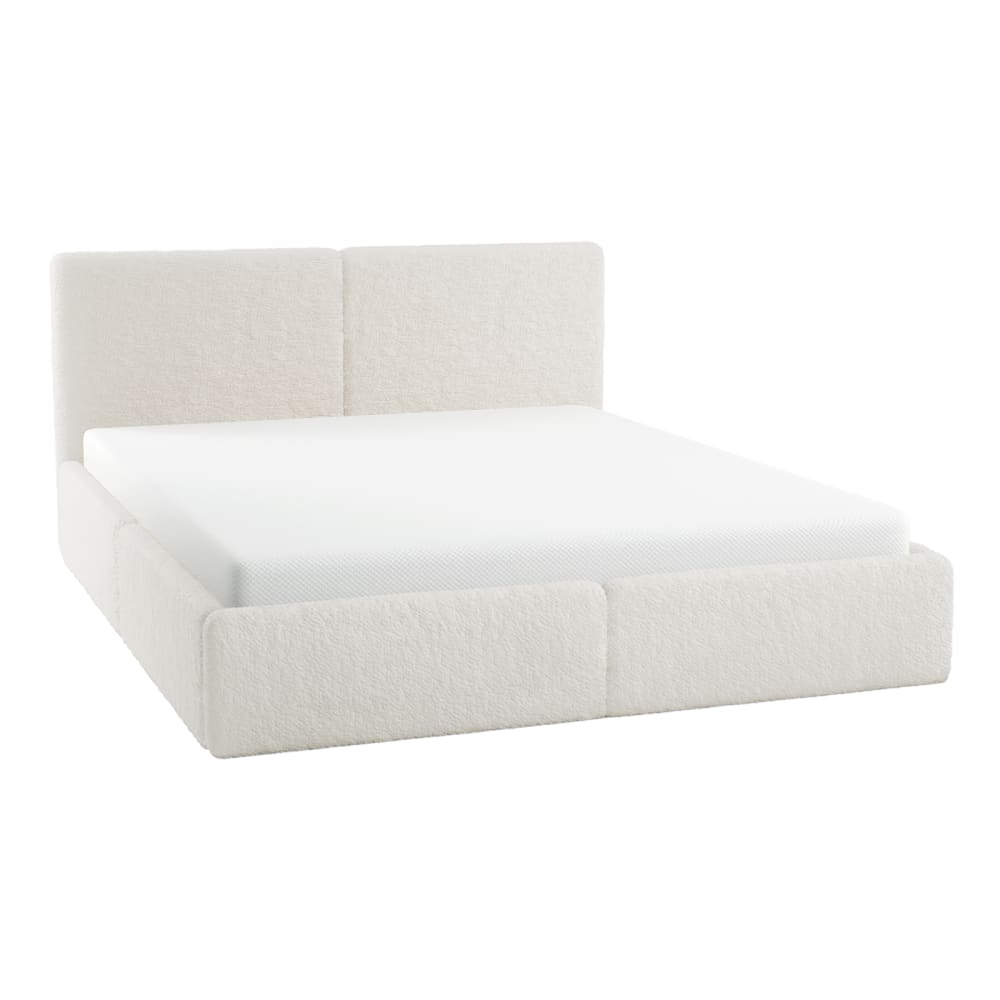 Fedve Polsterbett Riberia Slim Weiß Pes - Polyester